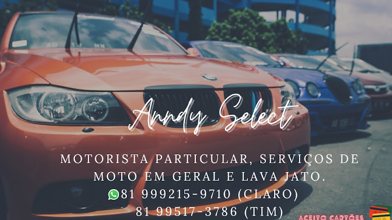 Anndy Select - Oficina em geral de motos, Uber, Viagens- Caruaru/Pe